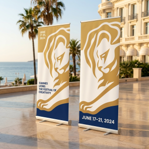 Impression rollup cannes lions urgence