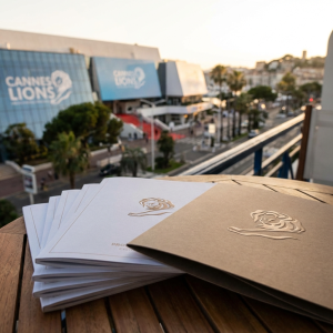 Impression pochette cannes lions